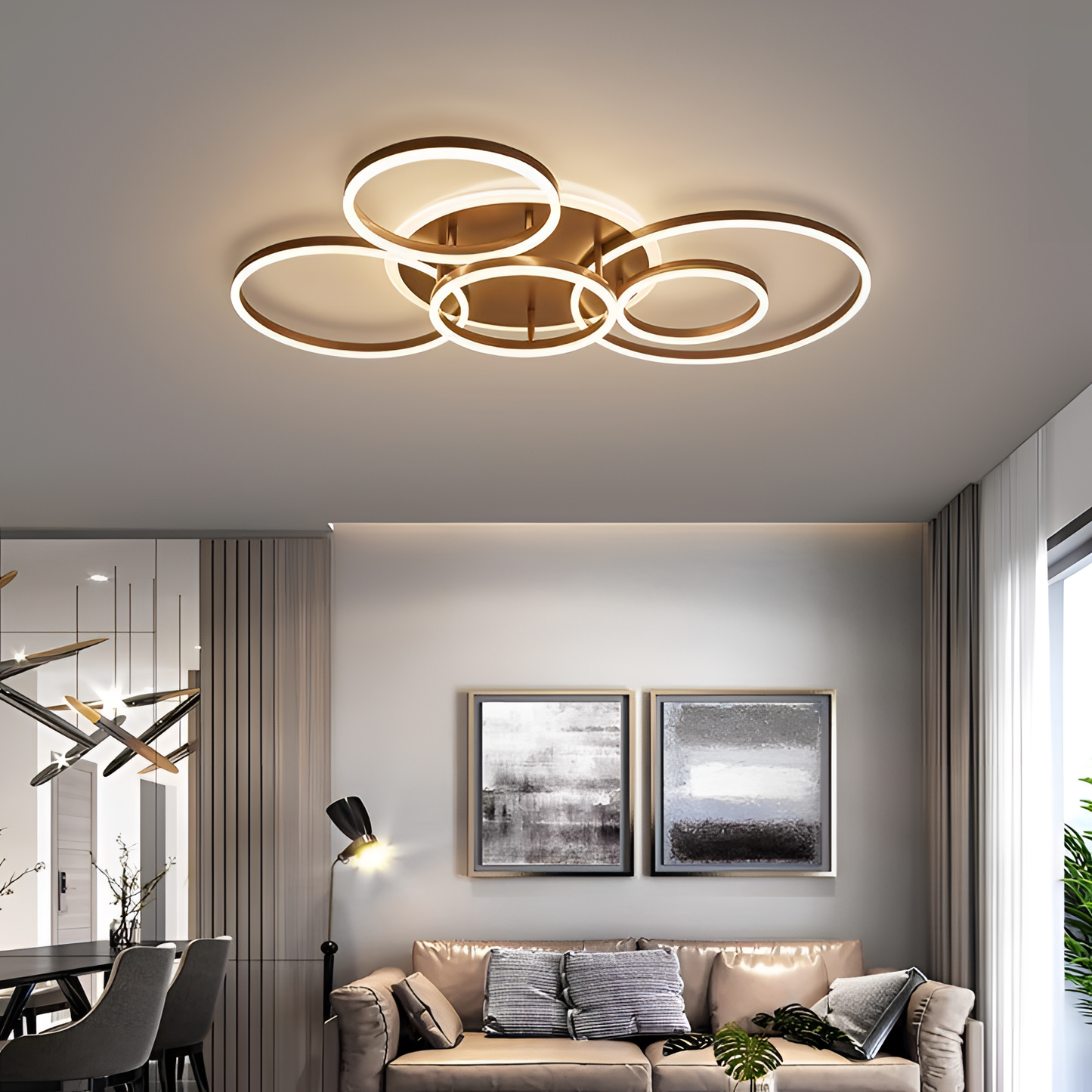 Pulsar Modern LED Flush Mount Light | Lighting | NordicAbode.com