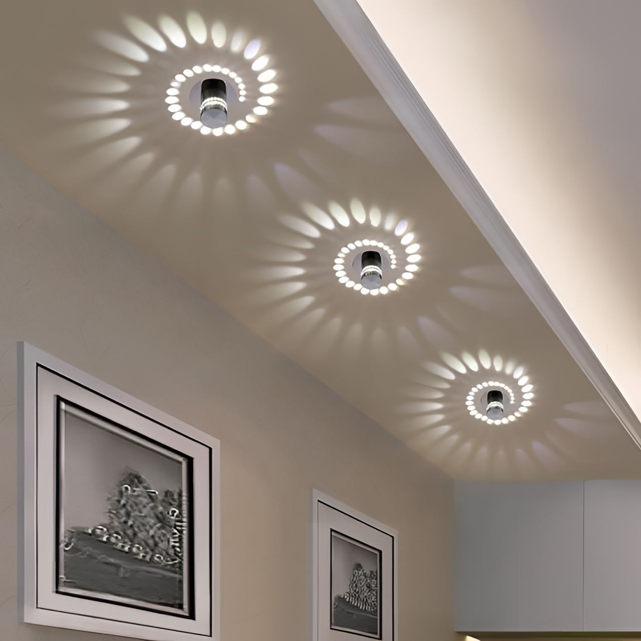 Kalene Spiral LED Ceiling Light | Lighting | NordicAbode.com