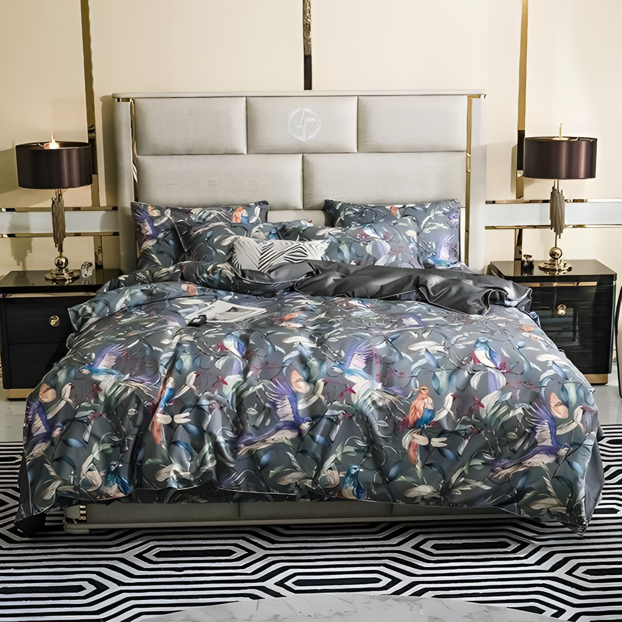 Pure Modern Toile Duvet Cover Set | Bedding | NordicAbode.com