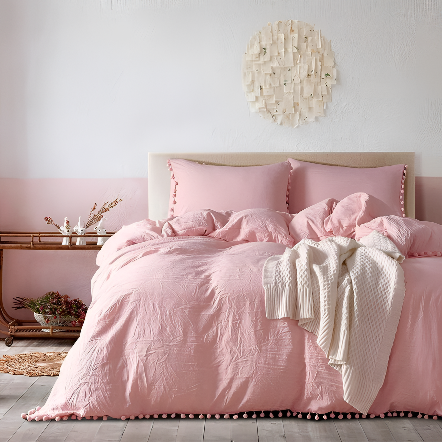 Pom Organic Cotton Duvet Set | Bedding | NordicAbode.com