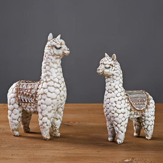 Alpaca Artisan Alpaca Statue for Home Decor | Statues | NordicAbode.com