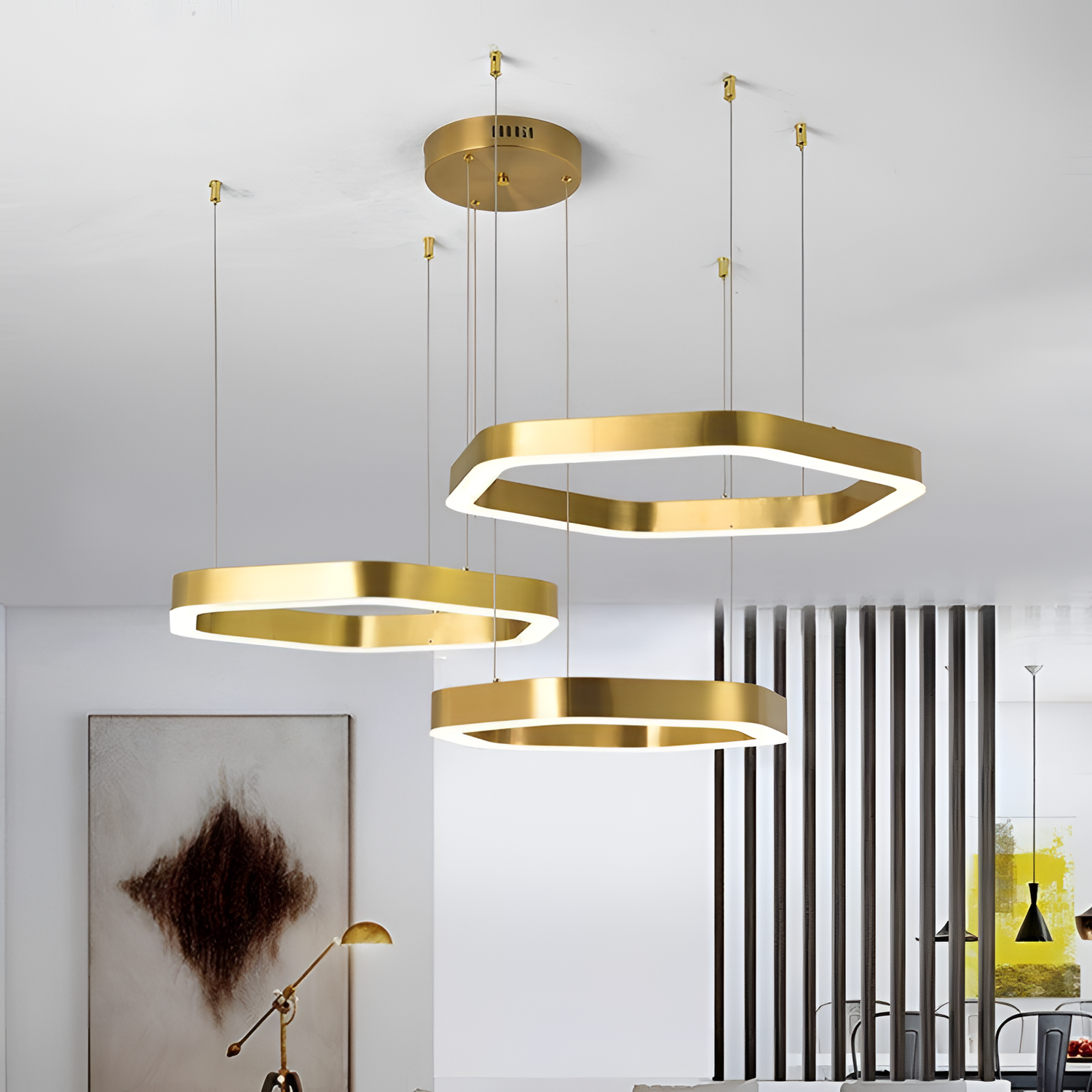 Trihex Contemporary LED Pendant Light | Lighting | NordicAbode.com