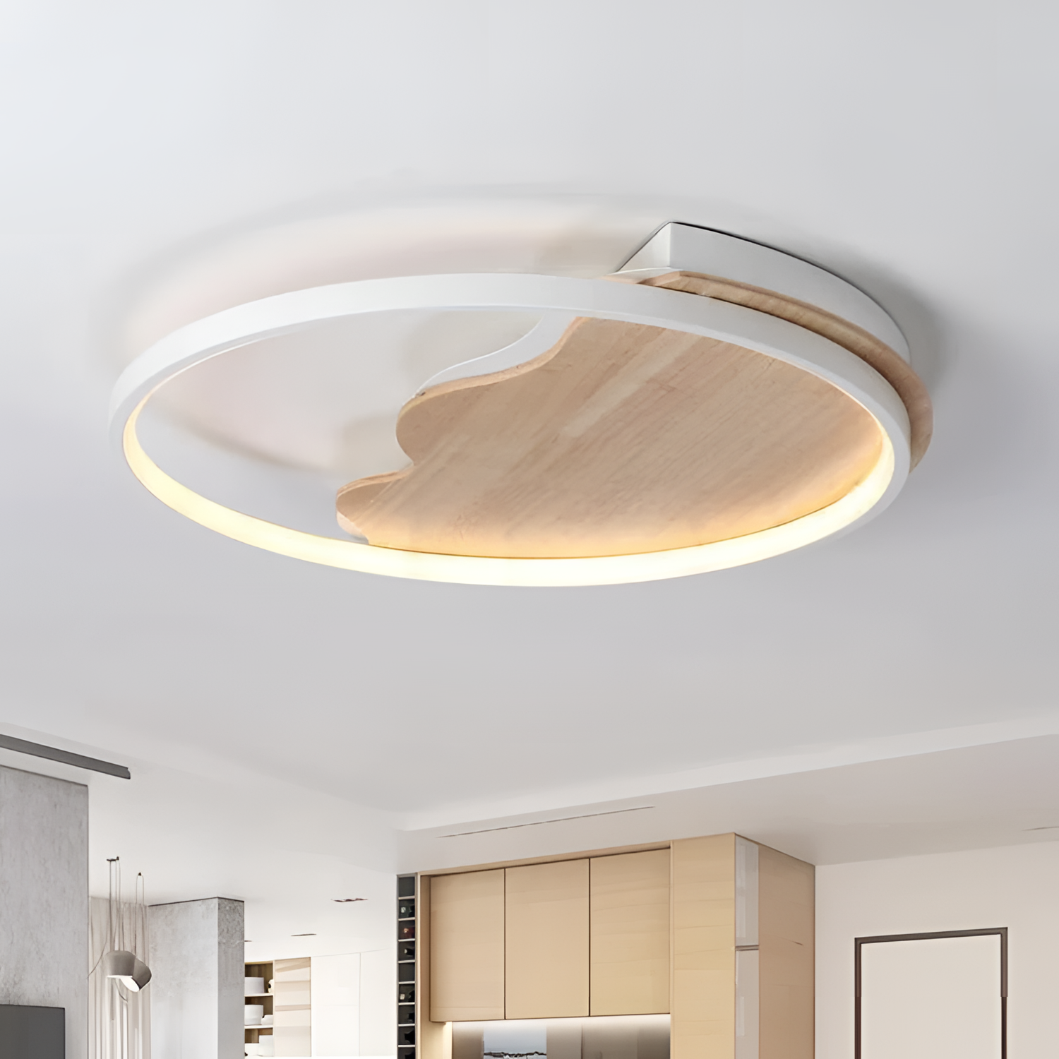 Flow Circular LED Light Fixture | Lighting | NordicAbode.com