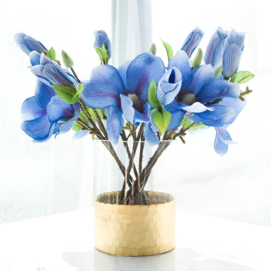 Artificial Silk Magnolia Flowers - Handmade | Florals | NordicAbode.com