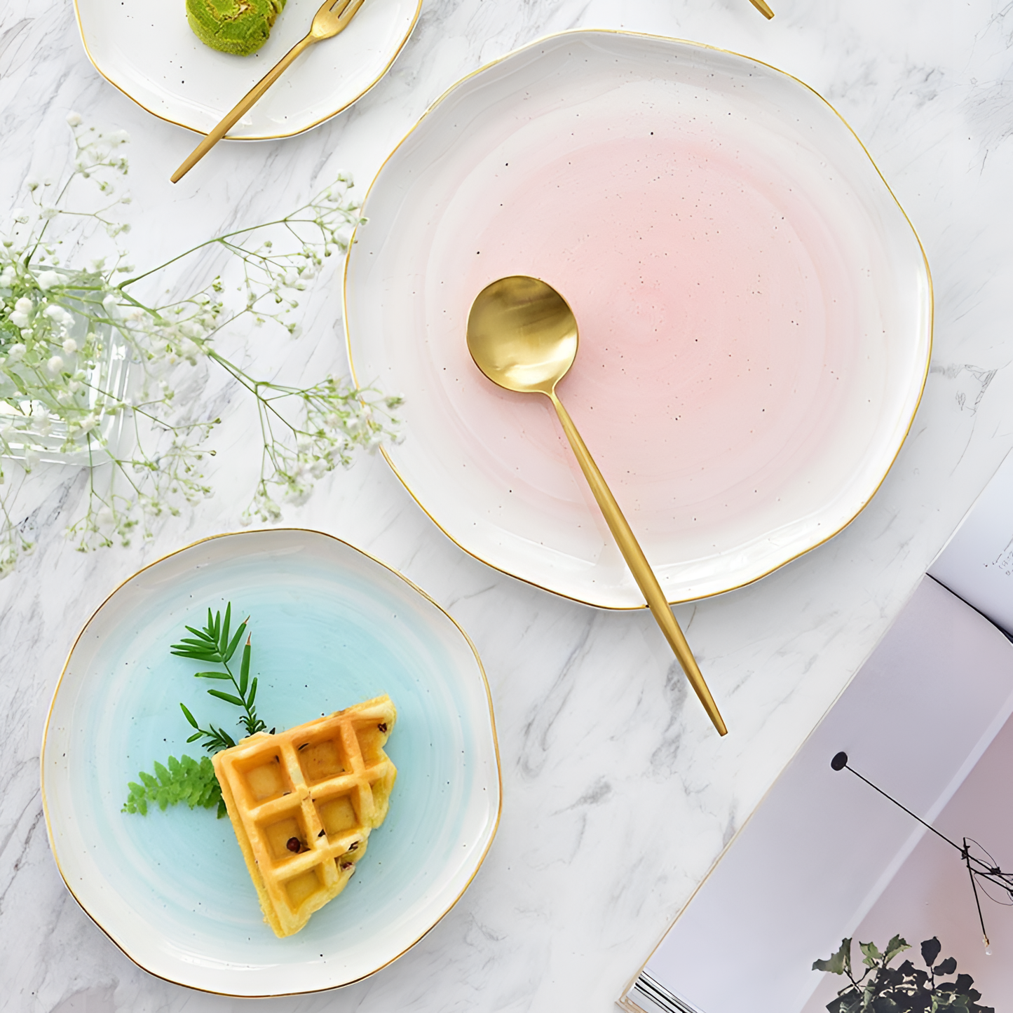 Pastel Ceramic Plates | Dinnerware | NordicAbode.com