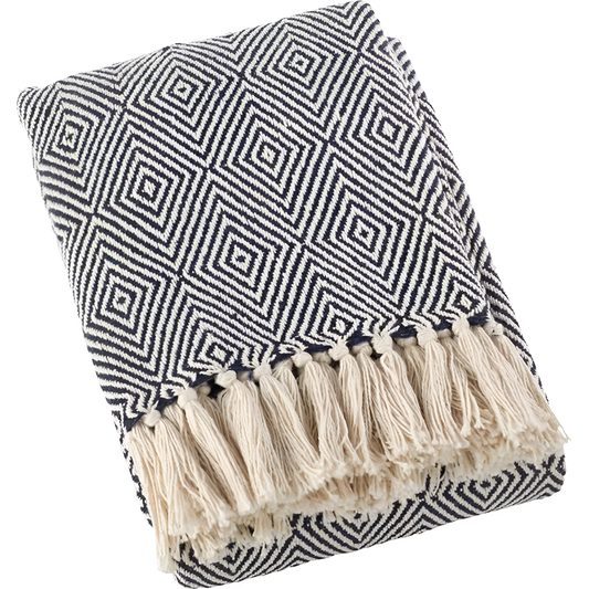 Decole Bohemian Cotton Throw Blanket | Throws | NordicAbode.com