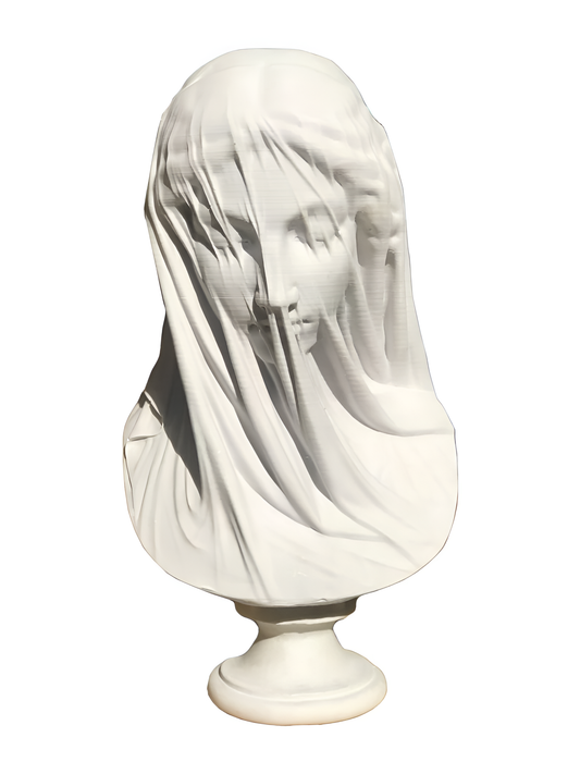 Veiled Lady in White II Sculpture