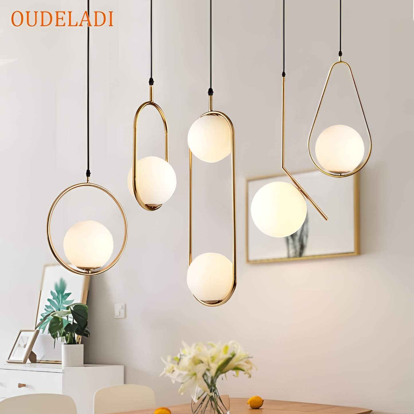 Nordic Parisian Glass Pendant Light | Lighting | NordicAbode.com