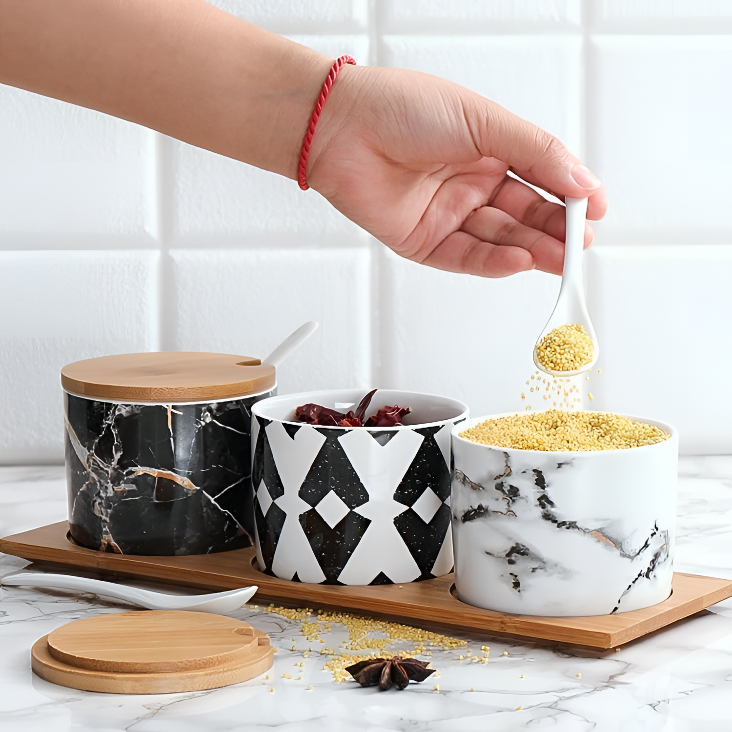 Matisse Charming Spice Jar Set | Kitchenware | NordicAbode.com