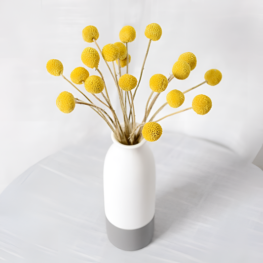 Decorative Yellow Billy Ball Bouquet Flower | Flowers | NordicAbode.com