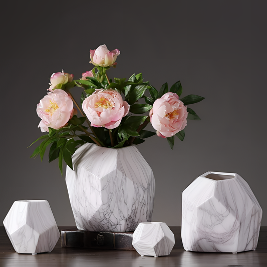 Inside Geometric Rock Vases | Vases | NordicAbode.com