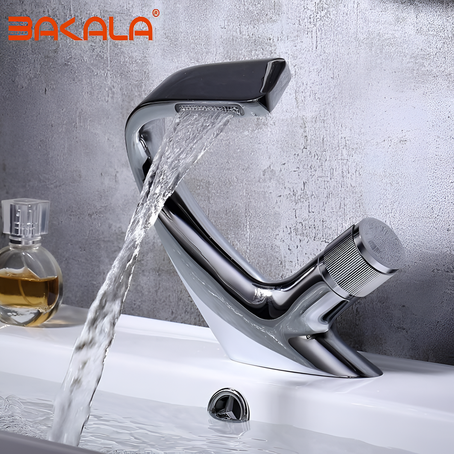 Annetta Modern Waterfall Bathroom Faucet | Bathroom Fixtures | NordicAbode.com