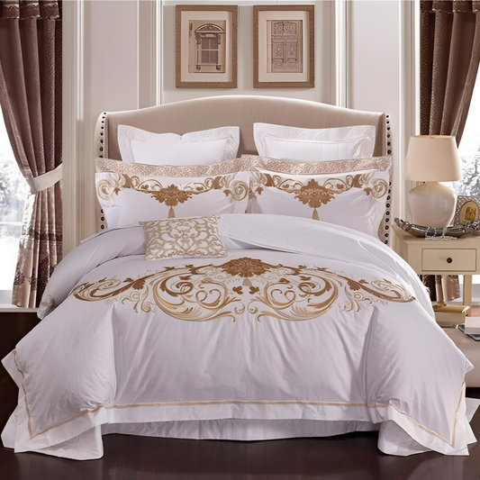 Brizia Luxury Egyptian Cotton Duvet Set | Bedding | NordicAbode.com