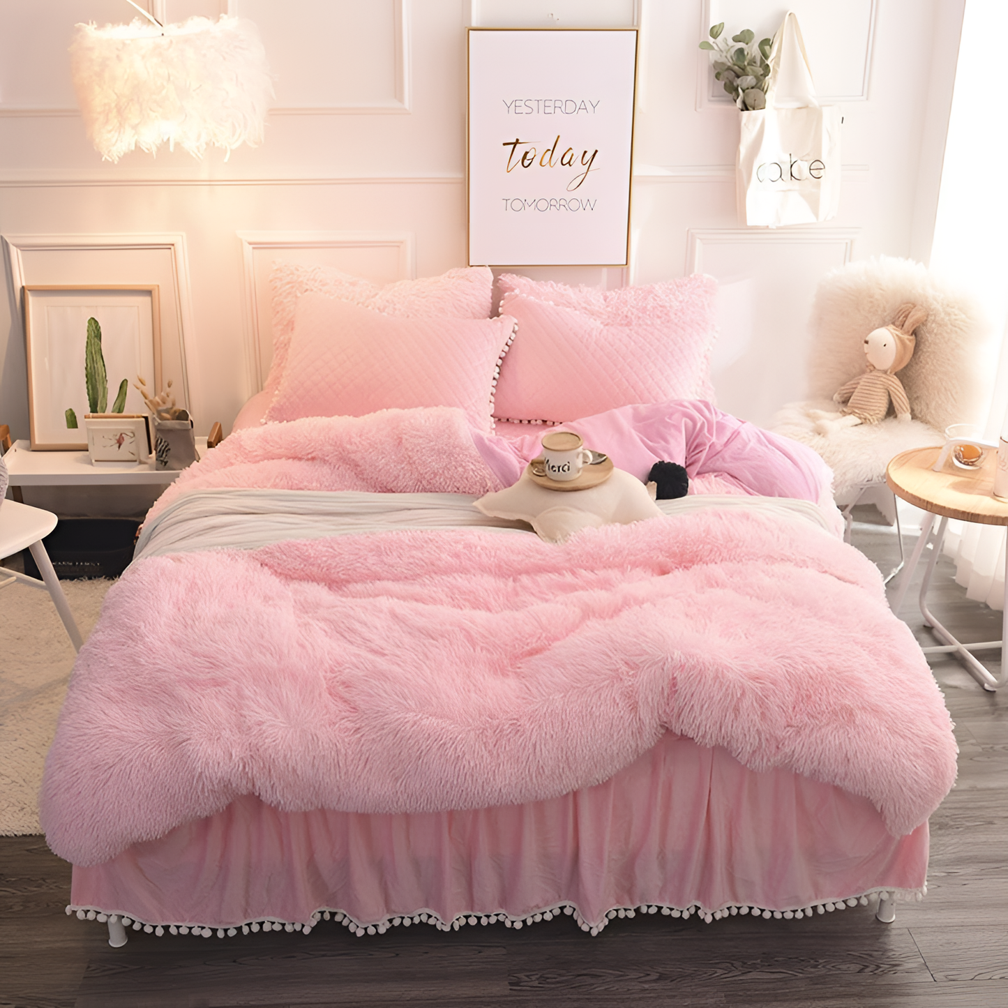 Luxury Faux Fur Bedding Set | Bedding | NordicAbode.com