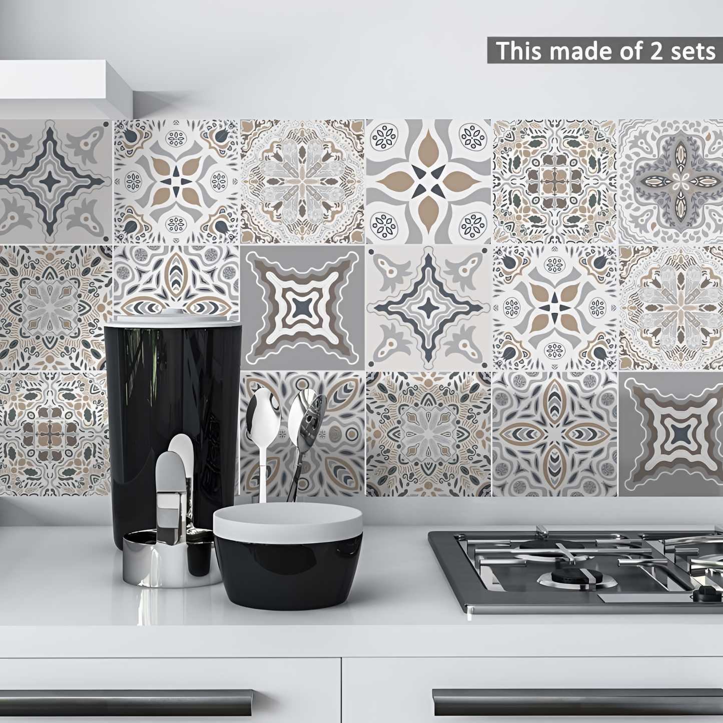 Fifty Moroccan Paradise Peel & Stick Tiles | Tiles | NordicAbode.com