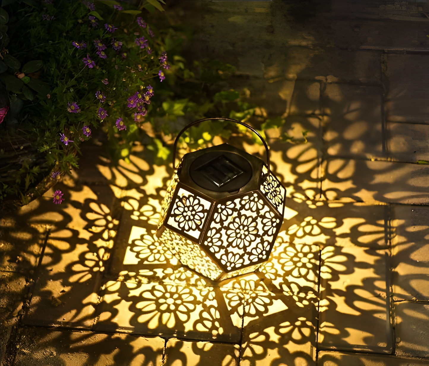 Rafik Geometric Lantern with LED Light | Lighting | NordicAbode.com