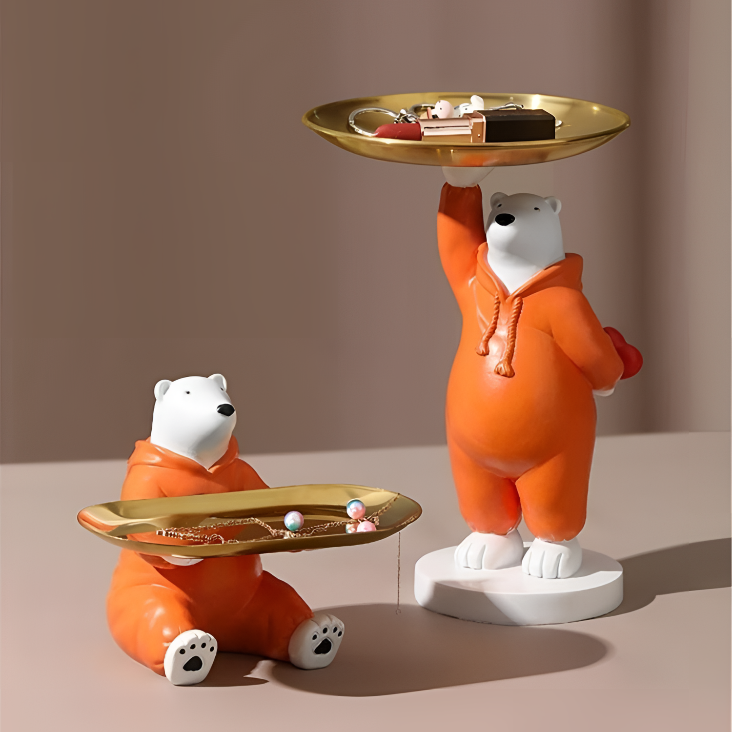 Choco Polar Bear Tray - Charming Decor | Trays | NordicAbode.com