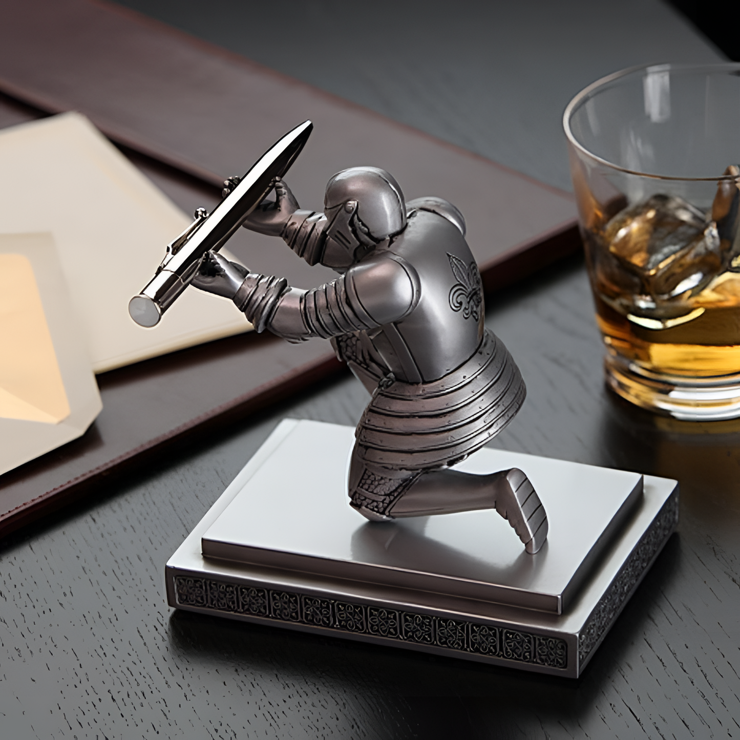 Executive Knight Pen Holder for Office | Office Decor | NordicAbode.com