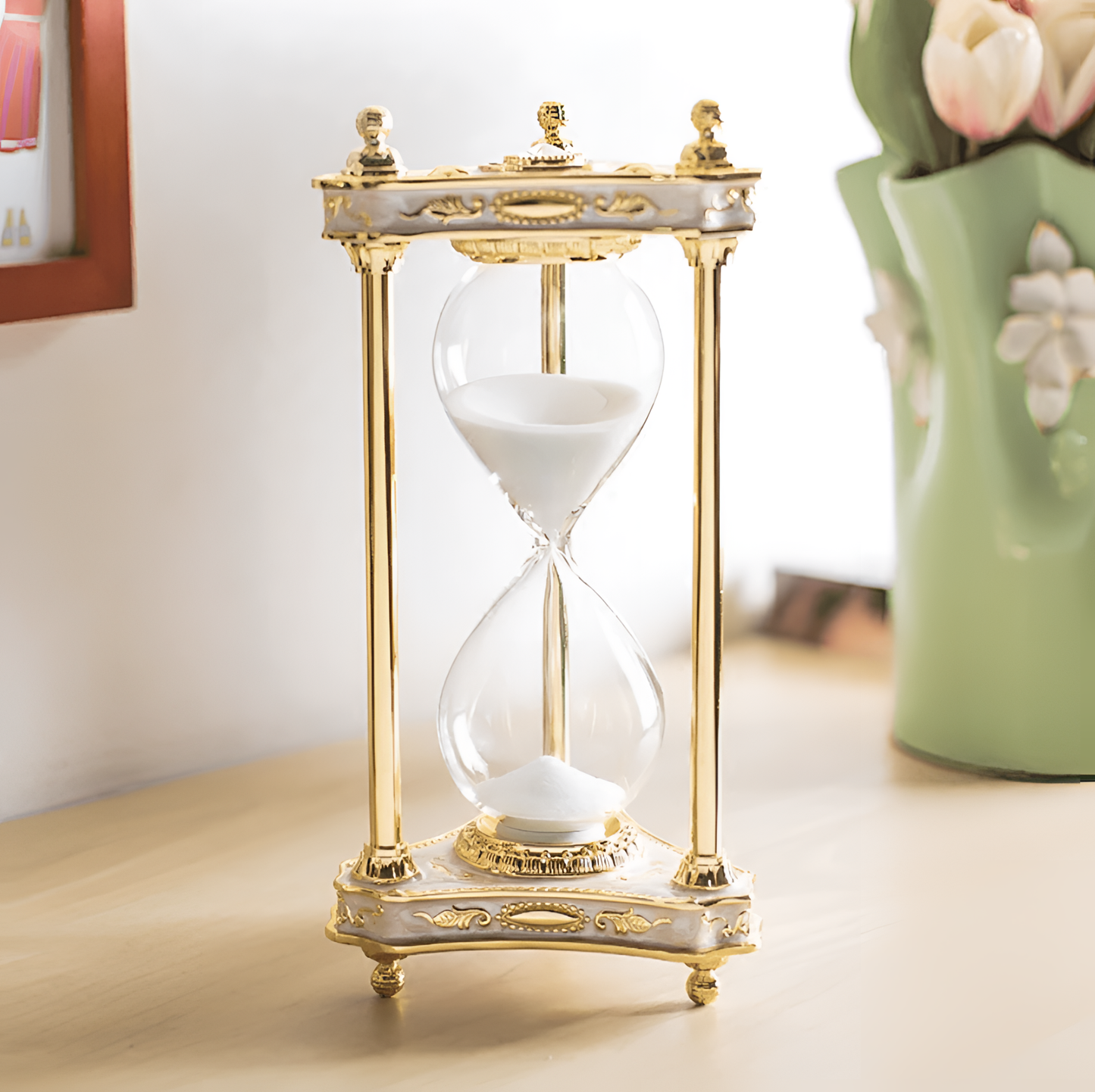 Firenze Greek-Inspired Hourglass Decor | Decorative Accents | NordicAbode.com