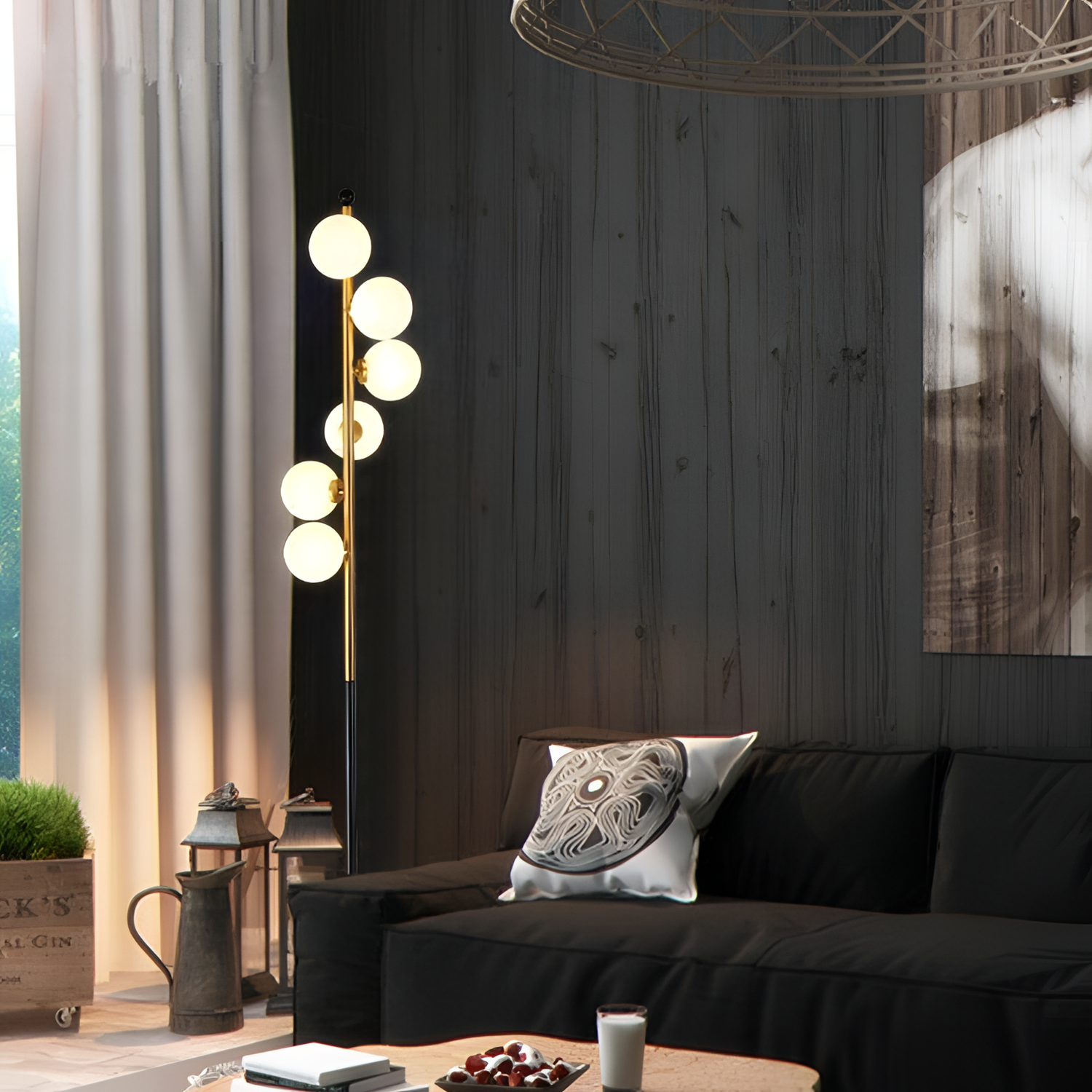 Lockett Luxurious Floor Lamp - Lockett | Lighting | NordicAbode.com