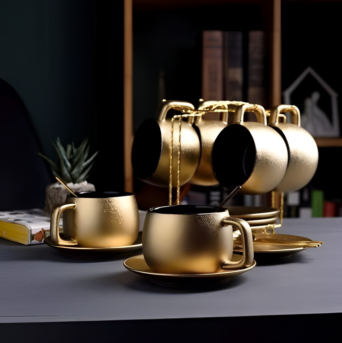 Golden Hour Teacup Set | Serveware | NordicAbode.com