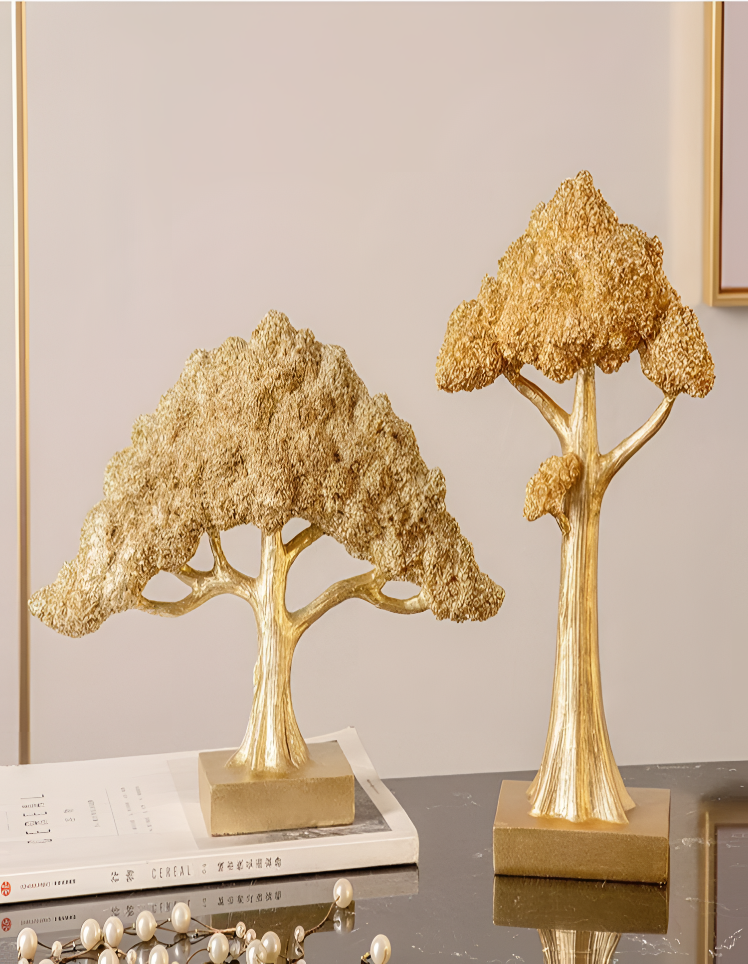 Mise Chinese Lucky Golden Tree Decoration | Decorative Accents | NordicAbode.com