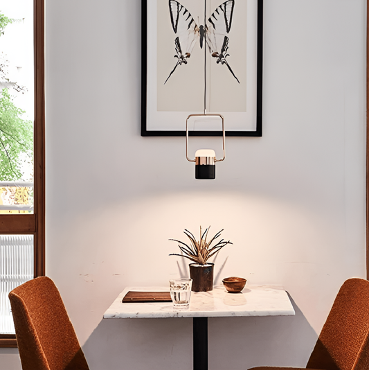 Galla Minimalist Framed Pendant Light | Lighting | NordicAbode.com