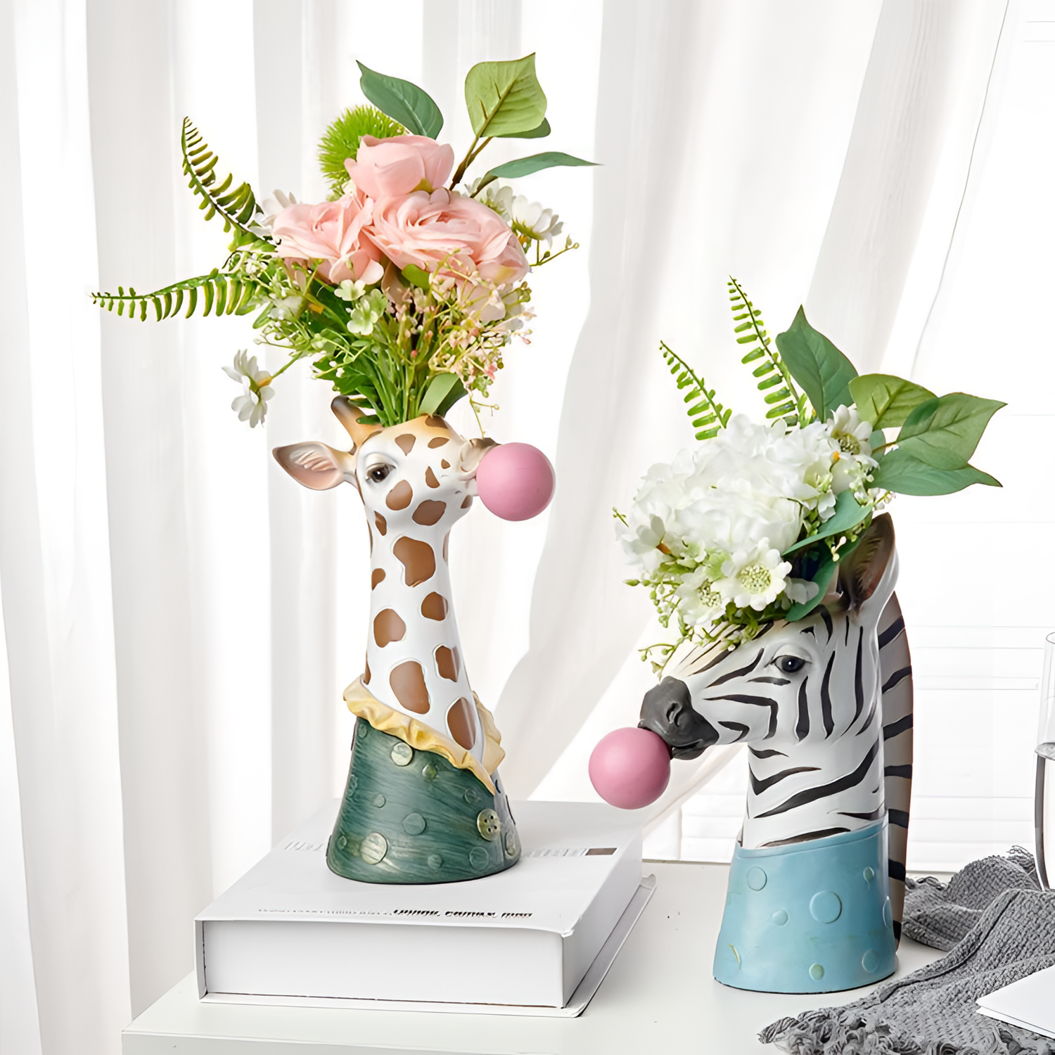 Cute Animal Flower Vase Decor | Vases | NordicAbode.com