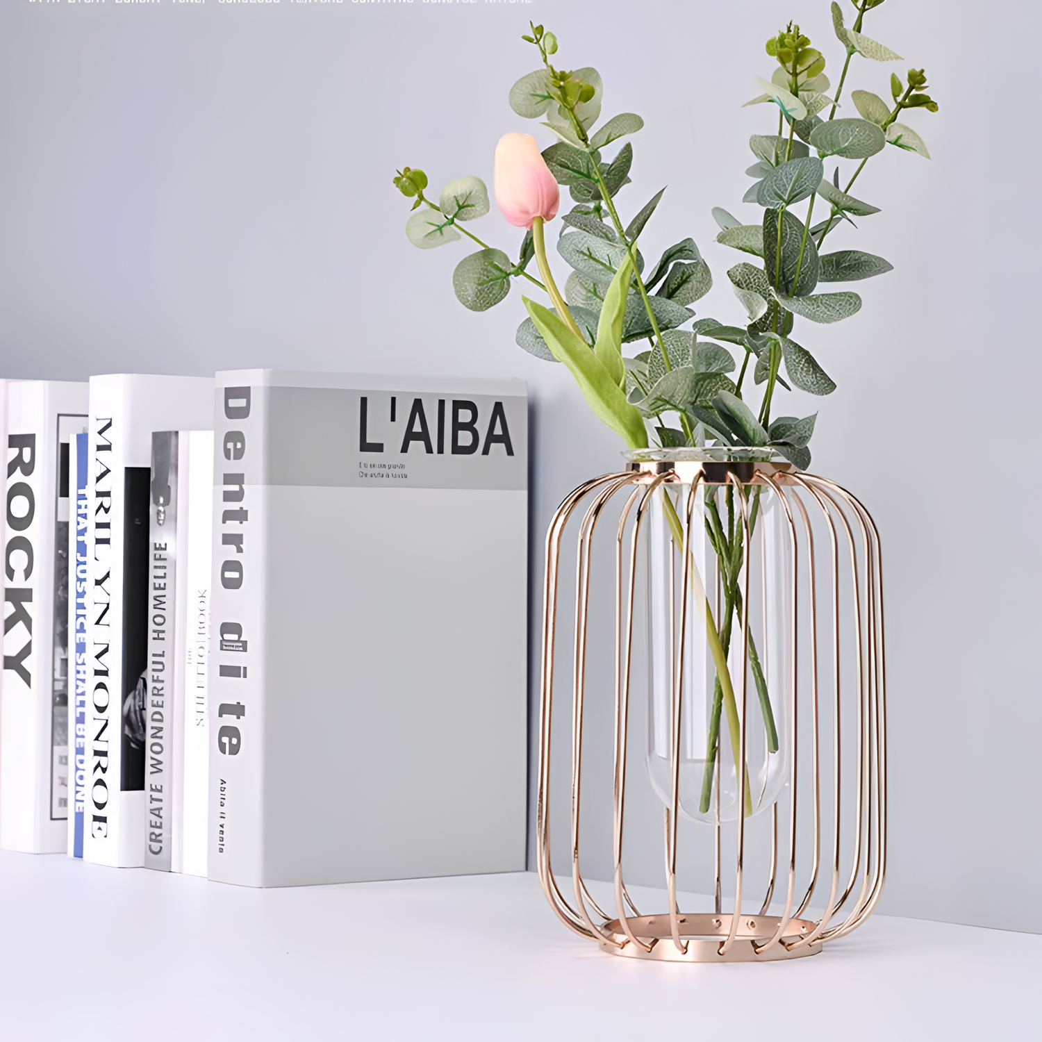 Florin Iron Frame Vase - Modern Florin | Vases | NordicAbode.com