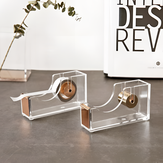 Rose Elegant Rose Gold Tape Dispenser | Office Decor | NordicAbode.com