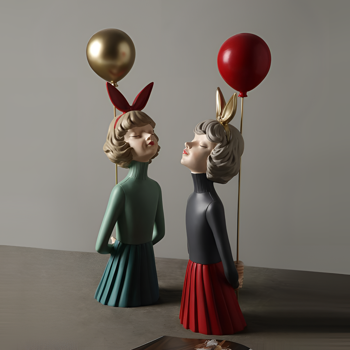 Balloon Resin Balloon Girl Statue | Sculptures | NordicAbode.com