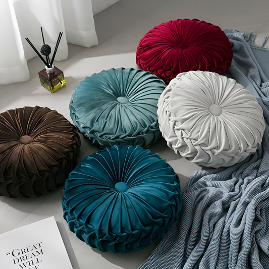 Round Exotic Velvet Round Cushion | Cushions | NordicAbode.com