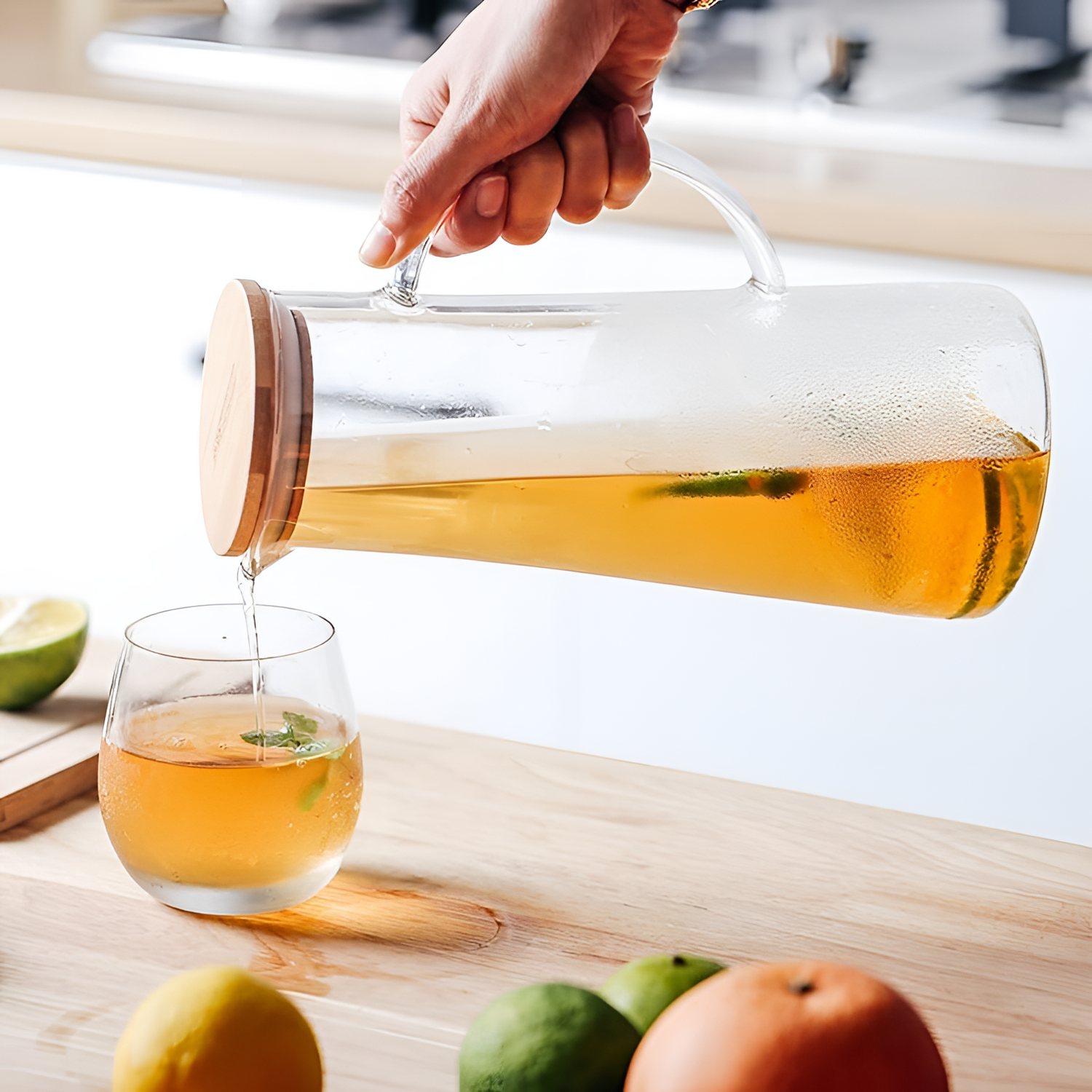 Glass Bottle with Lid | Kitchens | NordicAbode.com