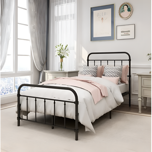 Colina Sturdy Bed Frame for Restful Sleep | Bedroom | NordicAbode.com