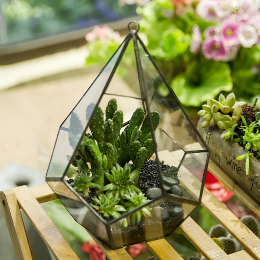 Handmade Modern Glass Cube Terrarium Holder | Terrariums | NordicAbode.com