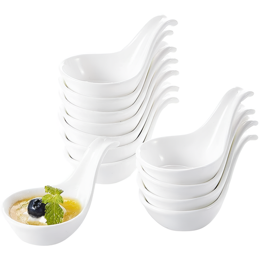 White Elegant Porcelain Ramekins Set | Tableware | NordicAbode.com