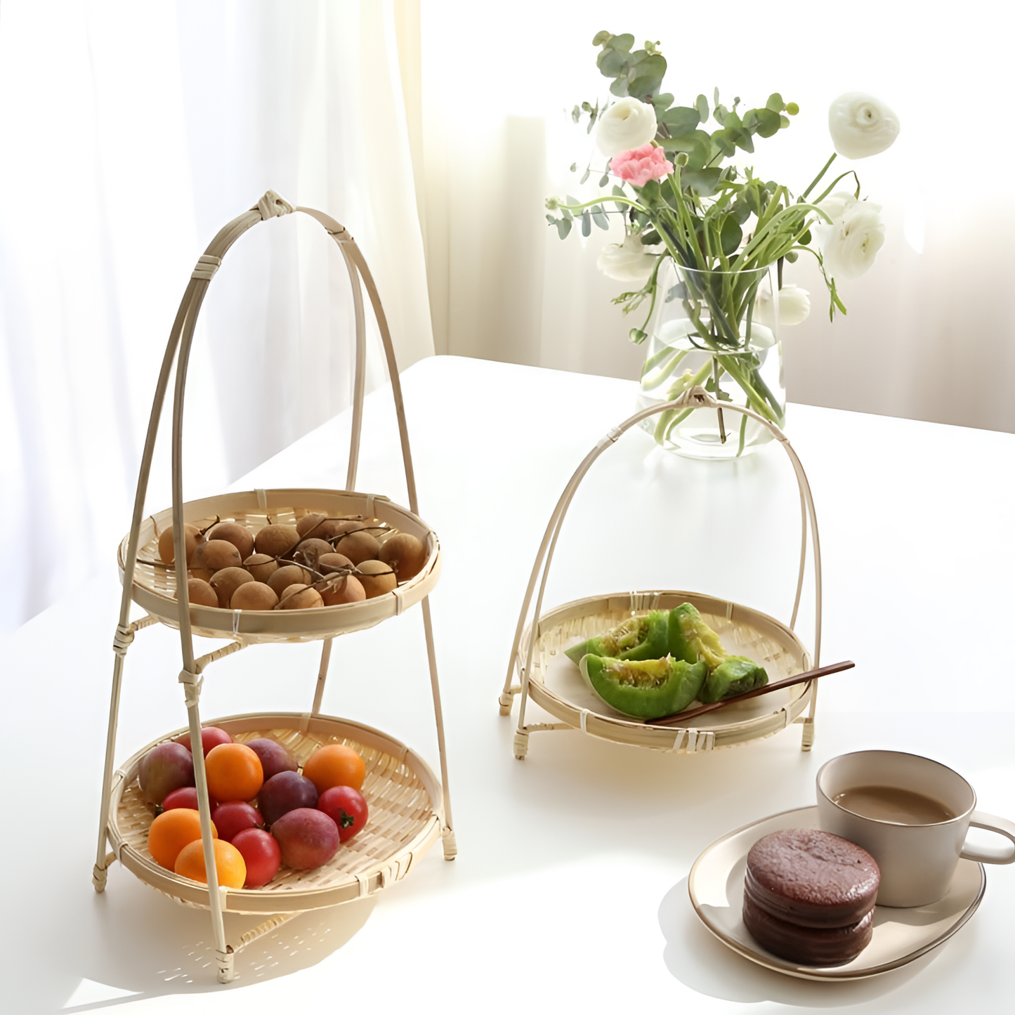 Bamboo Food Stand Holder | Tableware | NordicAbode.com