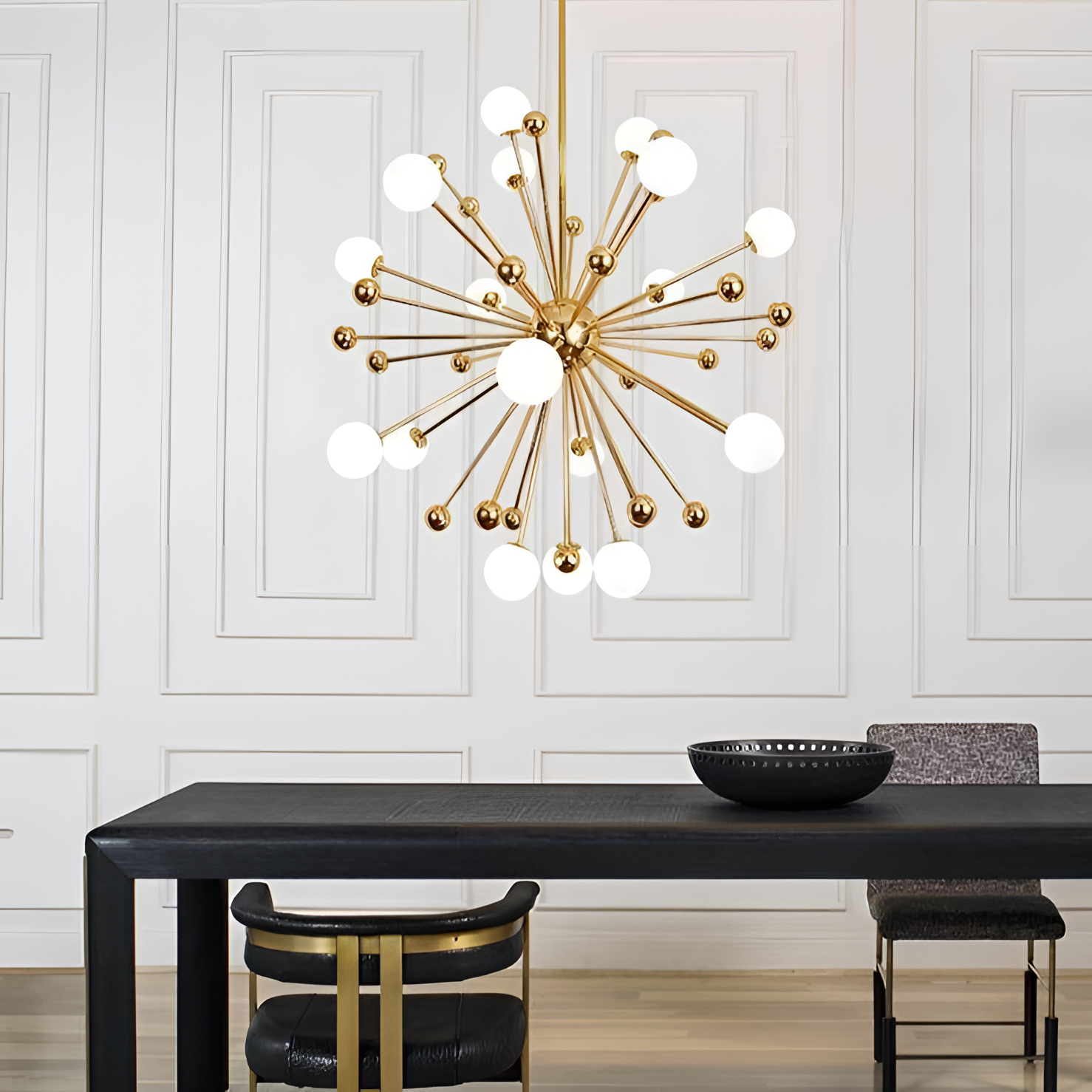 Proxima Luxurious Gold LED Light Fixture | Lighting | NordicAbode.com