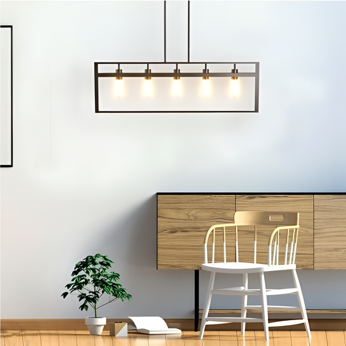 Whitely 5-Light Iron Pendant Lamp | Lighting | NordicAbode.com