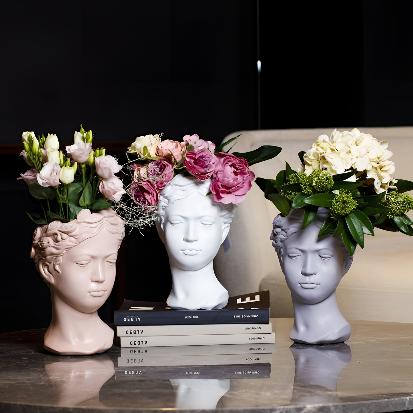 Muse Modern Head-Shaped Flower Pot | Planters | NordicAbode.com