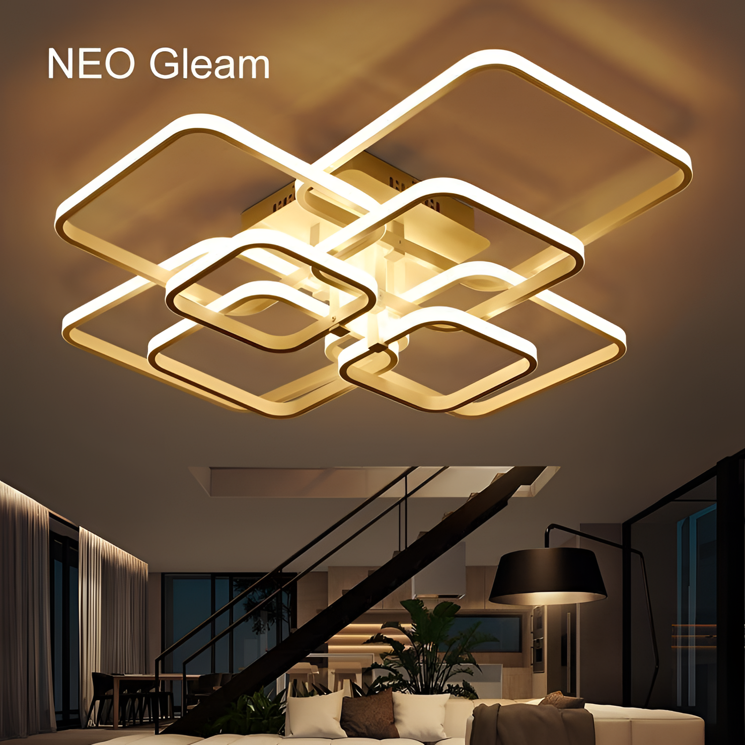 Neo Modern LED Ceiling Lights - NEO Gleam | Lighting | NordicAbode.com