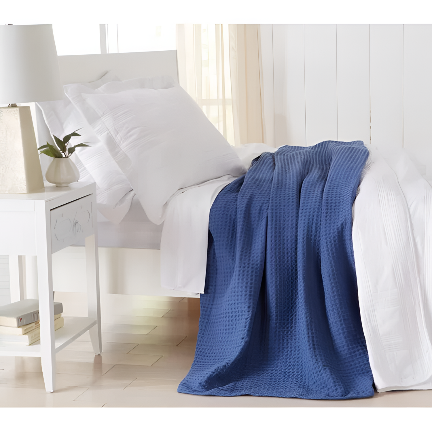 Waffle Cotton Waffle Weave Blanket | Bedding | NordicAbode.com