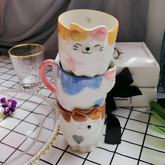 3D Ceramic Cat Mugs | Mugs | NordicAbode.com