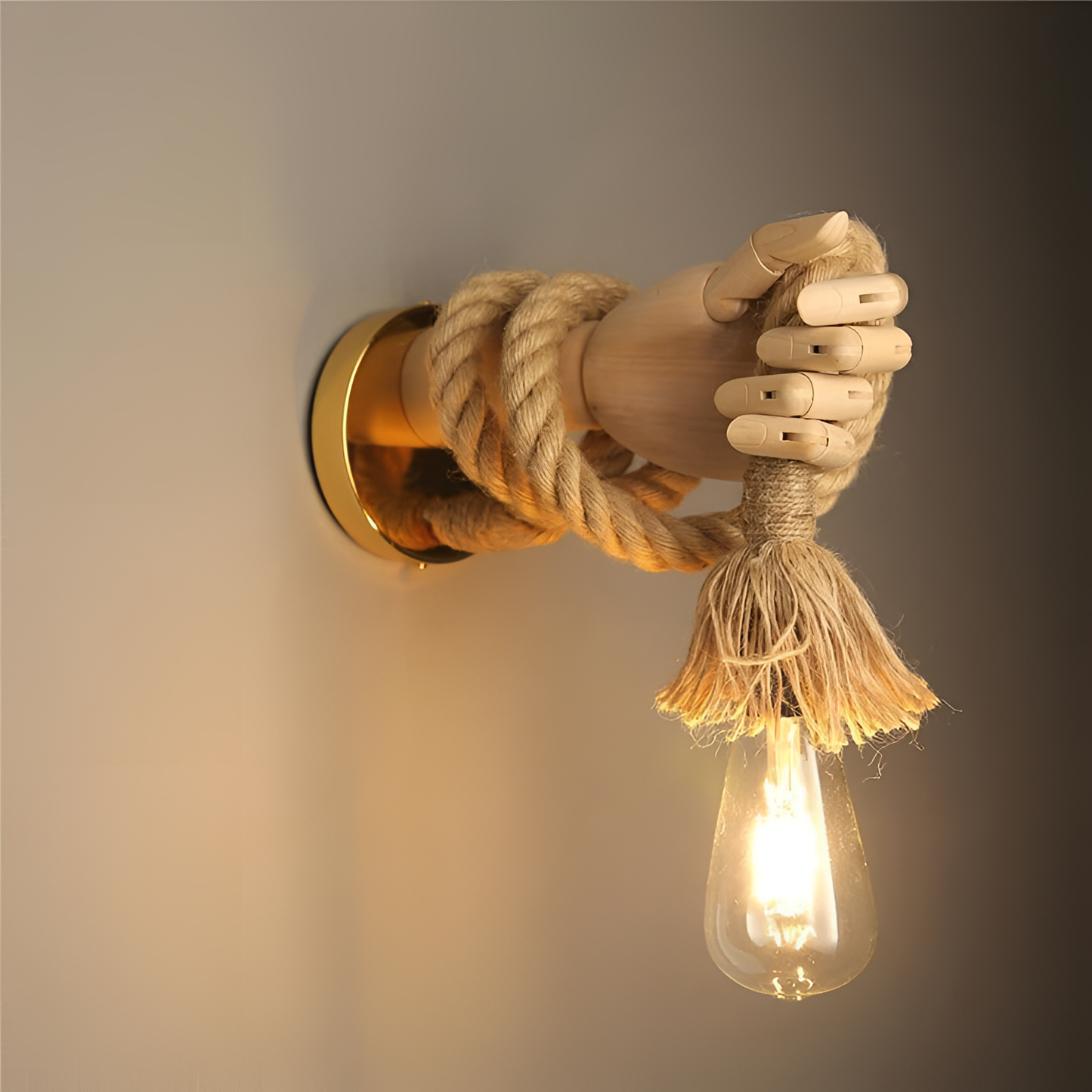 Hand Adjustable Hand Rope Wall Light | Lighting | NordicAbode.com