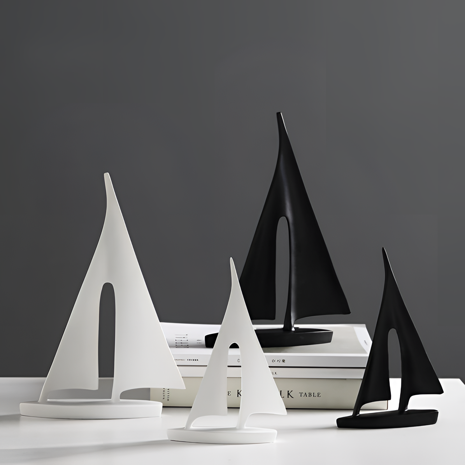 Abstract Sailboat Sculpture | Sculptures | NordicAbode.com