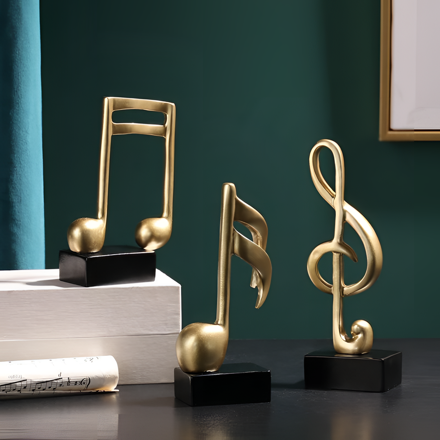 Nordic Modern Music Notes Decor | Artistry | NordicAbode.com