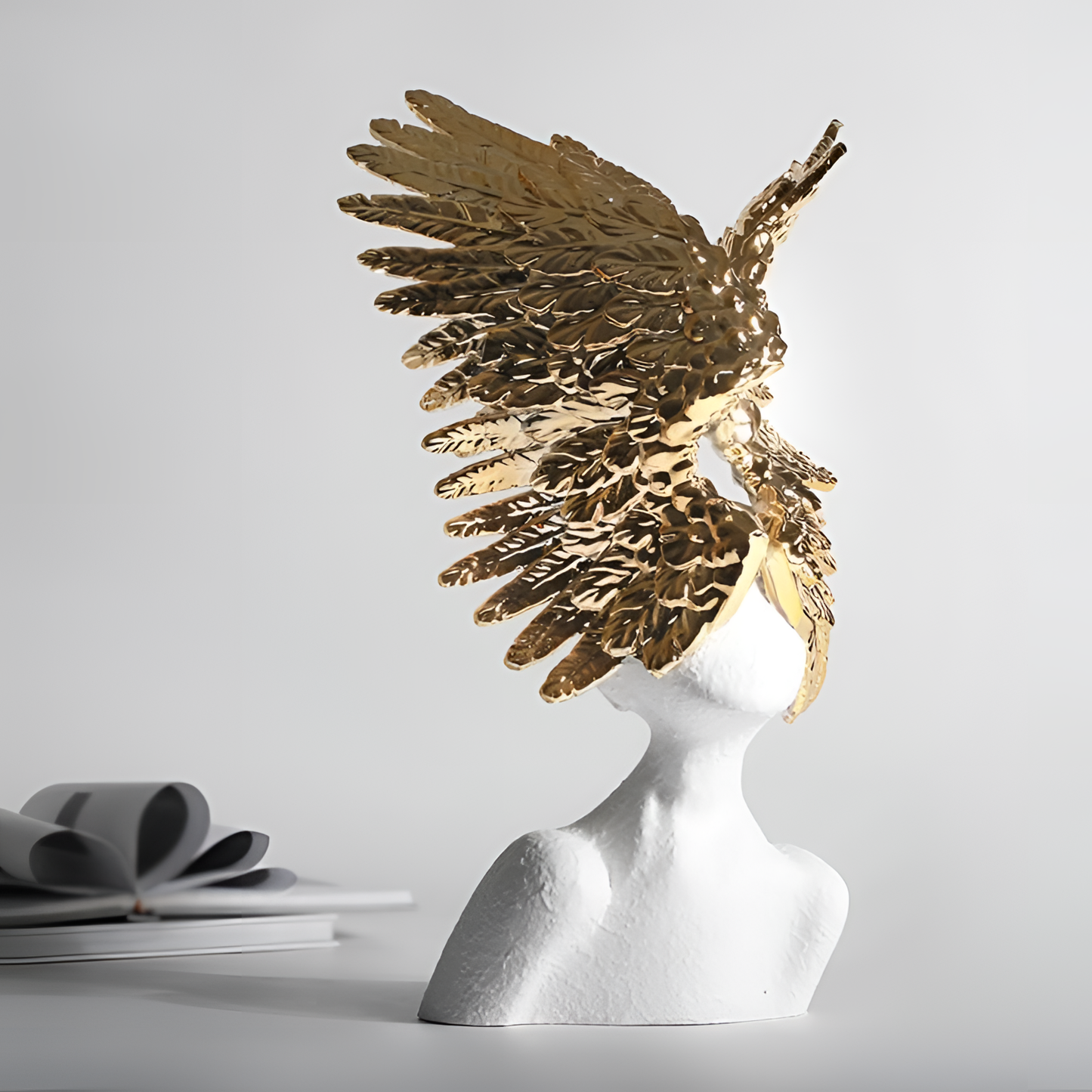 Wing Crown Sculpture