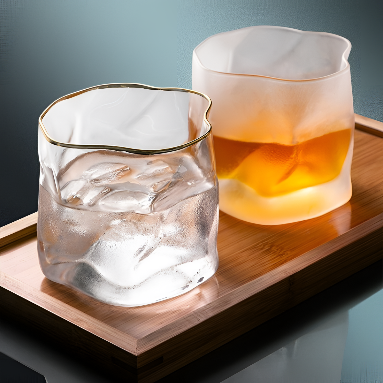 Sculpted Cocktail Glass Set | Drinkware | NordicAbode.com