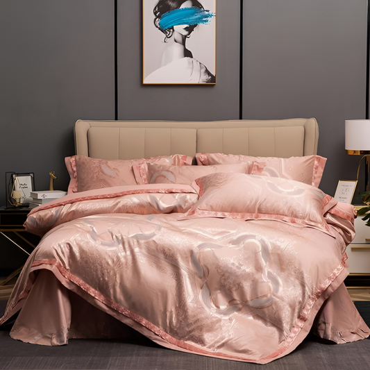 Cantaloupe Luxury Egyptian Cotton Bedding Set | Bedding | NordicAbode.com