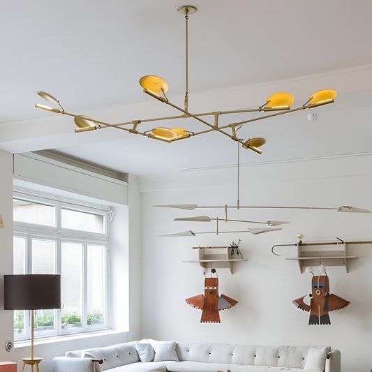 Modern Abstract Line Chandelier Pendant Light | Lighting | NordicAbode.com